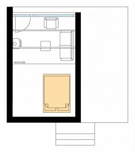 Rzut projektu Szyszka 2 dr-S (DR-S) - poddasze