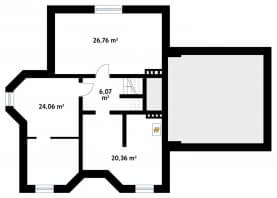 Rzut projektu Bolero 3 (CE) - piwnica