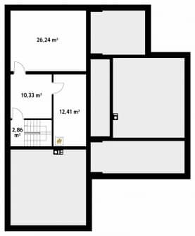 Rzut projektu Ariel 3 (KO) - piwnica