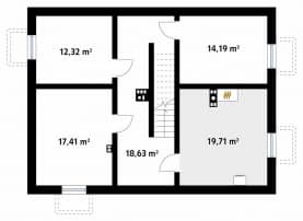 Rzut projektu Jagodowy dr-S (DR-S) - piwnica