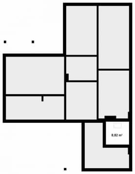 Rzut projektu Ambrozja 16 (CE) - piwnica