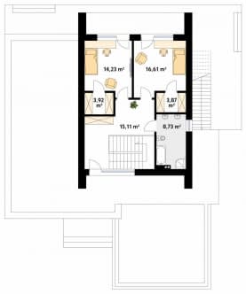 Rzut projektu Asteria (KO) - pietro1