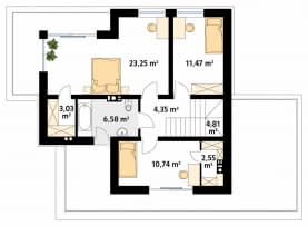 Rzut projektu Andante (CE) - pietro1