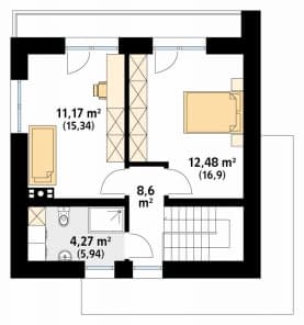 Rzut projektu Lopra 3 (KO) - pietro1
