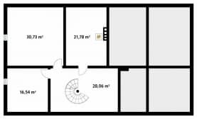 Rzut projektu Tercja 5 (PH) - piwnica