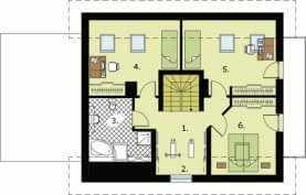 Rzut projektu EL PASO - Poddasze