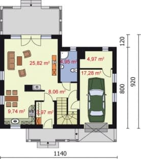 Rzut projektu MIRANDA - 