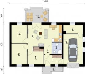 Rzut projektu KAMPALA - 