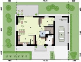 Rzut projektu SAVONA - Rzut przyziemia