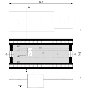 Rzut projektu D57 - Luiza WT2021 - Poddasze