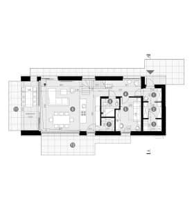 Rzut projektu HOMEKONCEPT 114 - Rzut parteru