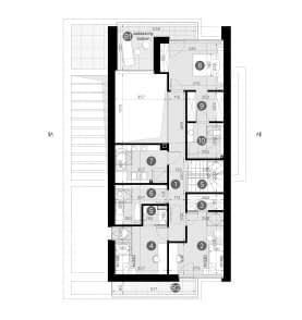Rzut projektu HOMEKONCEPT 102 G2 - Rzut poddasza