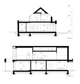 Rzut projektu HOMEKONCEPT 124 - przekrój