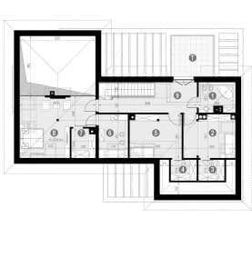 Rzut projektu HOMEKONCEPT 13 EN - Rzut poddasza