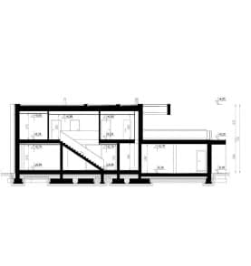 Rzut projektu HOMEKONCEPT 30 - przekrój