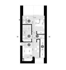Rzut projektu HOMEKONCEPT 129 - Rzut poddasza