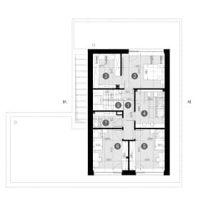 Rzut projektu HOMEKONCEPT 131 G2 - Rzut poddasza