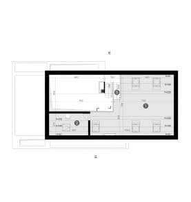 Rzut projektu HOMEKONCEPT 144 wariant 01 - Rzut poddasza do adaptacji