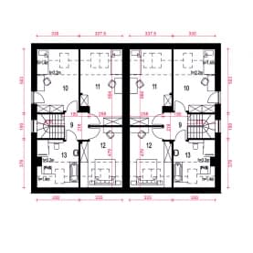 Rzut projektu Aria II B-BL2 - Piętro