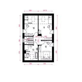 Rzut projektu Aria II - Piętro