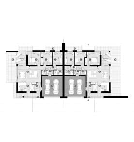 Rzut projektu HOMEKONCEPT 97 B G2 - Rzut parteru