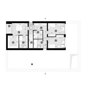 Rzut projektu HOMEKONCEPT 127 - Rzut poddasza