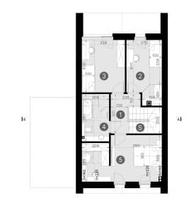 Rzut projektu HOMEKONCEPT 139 - Rzut poddasza