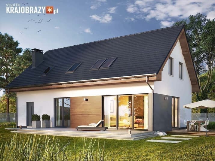 Bonus 2 z garażem - wizualizacja 2