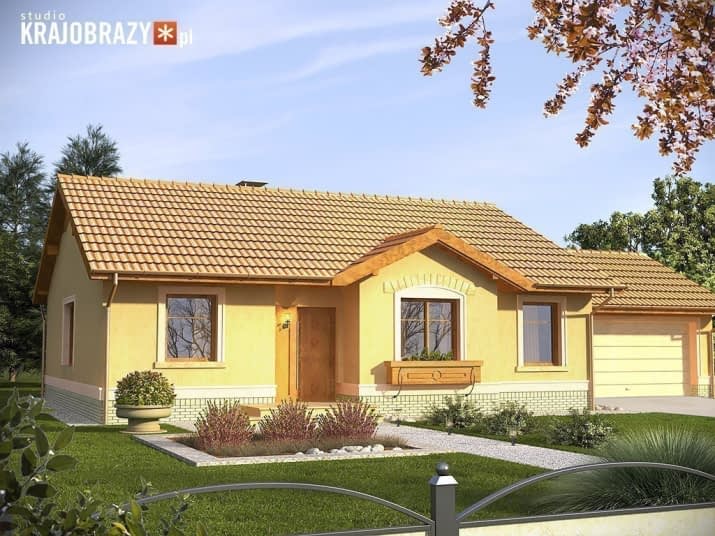 Figaro 2G z garażem dwustanowiskowym - wizualizacja 2