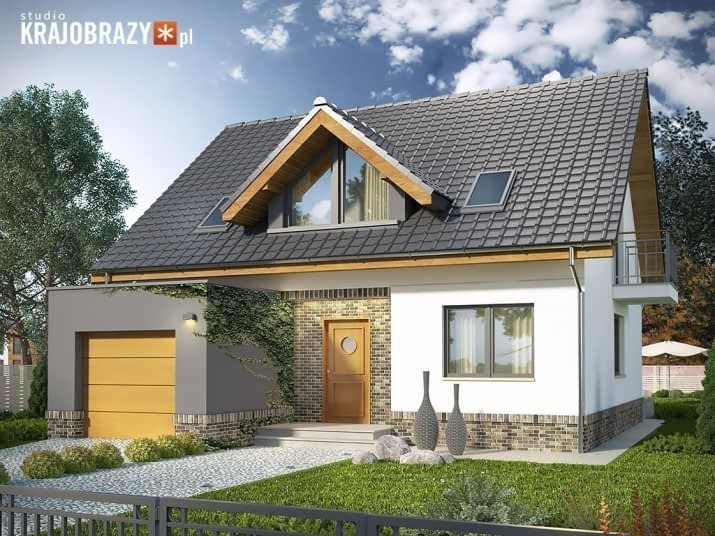 Tetris z garażem - wizualizacja 2