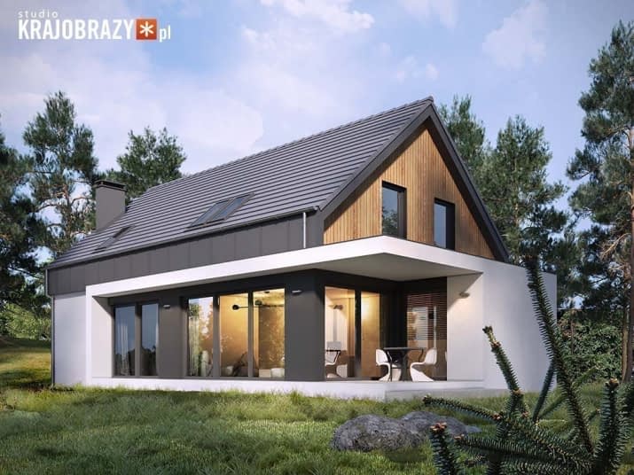 Vital 2g z garażem dwustanowiskowym - wizualizacja 2