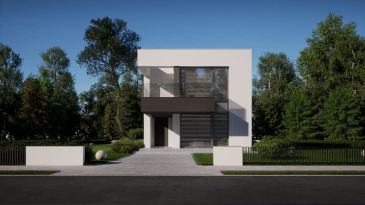 NewHouse 744 - wizualizacja 2
