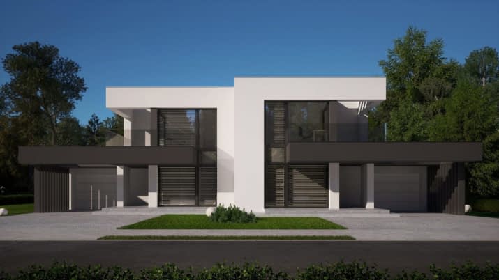 NewHouse 744 D G1 - wizualizacja 2