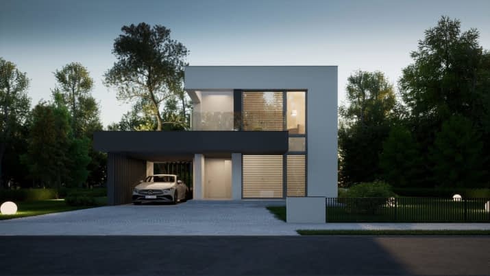NewHouse 744 w1 - wizualizacja 2