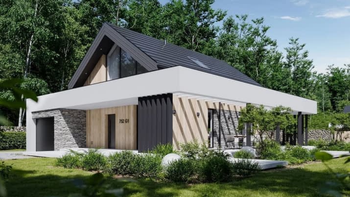 NewHouse 752 G1 - wizualizacja 2