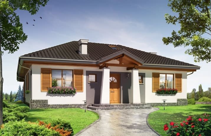 Cztery kąty 4 wariant B - wizualizacja 2