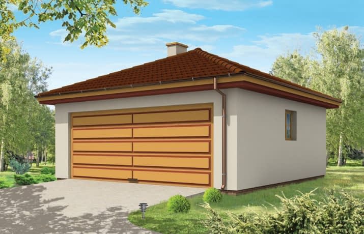 Garaż BG14 - wizualizacja 2