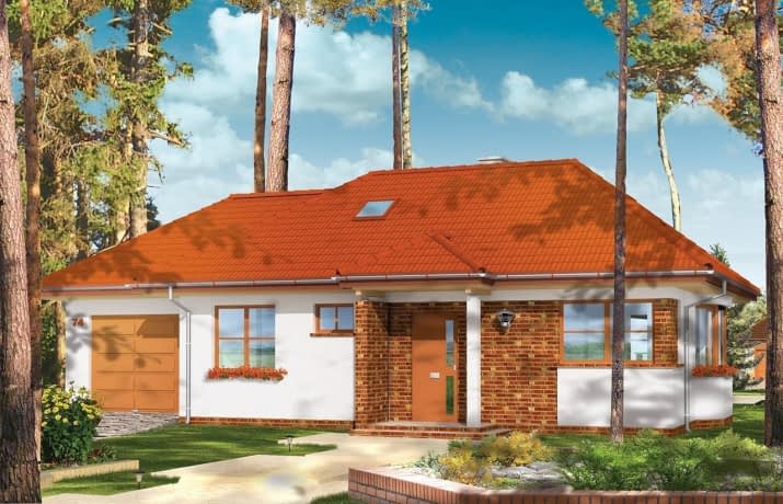 Klejnot z garażem wariant B - wizualizacja 2