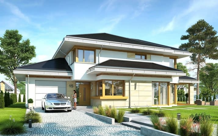 Dom z widokiem 5 wariant C - wizualizacja 2