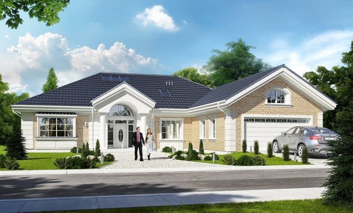 Willa Parkowa 3 wariant B - wizualizacja 2