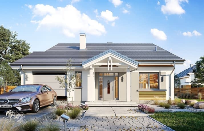 Parterowy Wąski 2 - wizualizacja 2