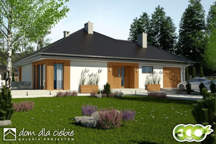 Kalandra III z garażem - wizualizacja 2