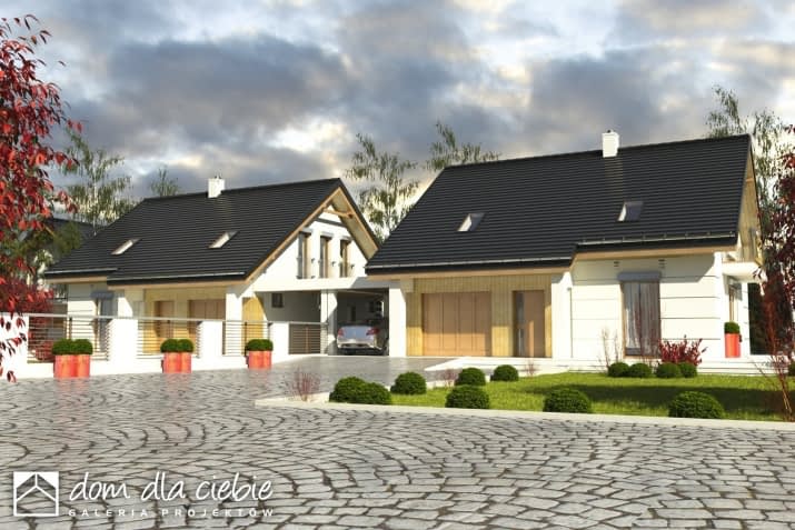 Nowinka VI bliźniak A1-BL1 - wizualizacja 2