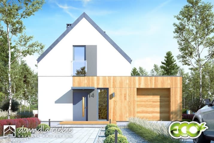 Ada A z garażem - wizualizacja 2