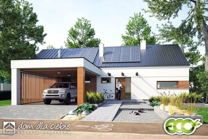 Złota z wiatą - wizualizacja 2