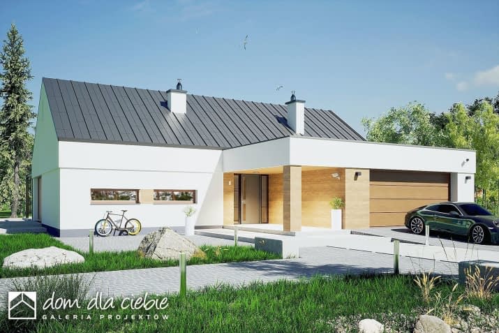 Magnetyt III z garażem 2st. - wizualizacja 2