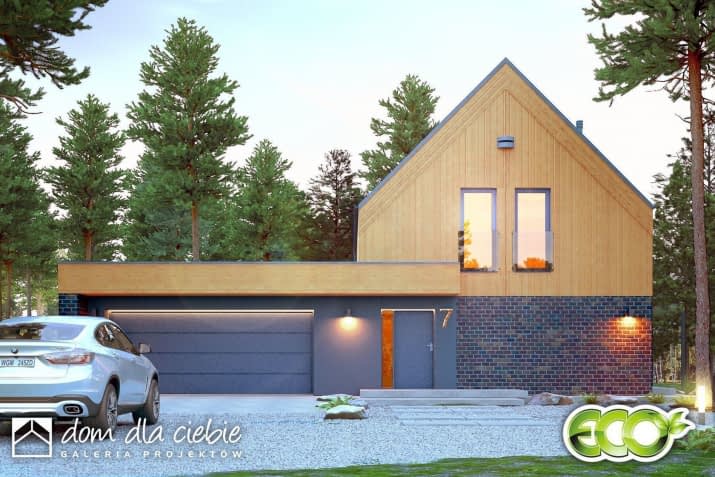 Wygodny A1 z garażem 2st. - wizualizacja 2