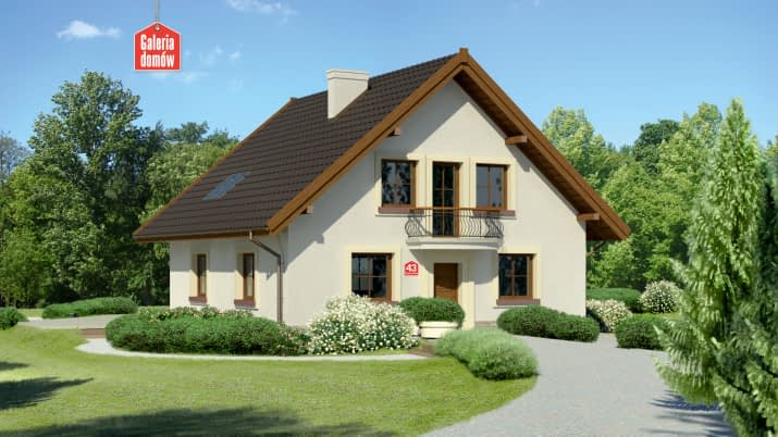 Dom przy Cyprysowej 43 - wizualizacja 2