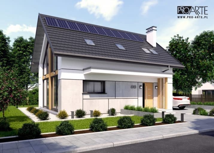 MONZA 2 OZE szkielet drewniany - wizualizacja 2