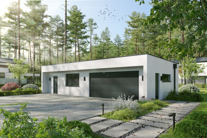 BK-33 BUDYNEK GOSPODARCZY - wizualizacja 2